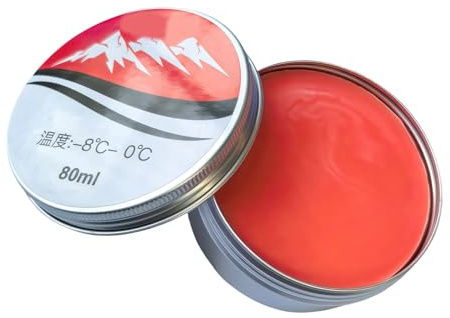 ZWTPGKRD Riduce gli attriti Cere da sci per tutte le temperature per velocizzare lo snowboard, accelerare lo snowboard, sciare, pasta solida, universale, cere per skateboard