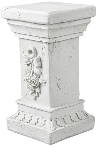 Supporto per statua - Piedistallo - Eleganti colonne e pilastri europei, colonna e pilastri in resina resistente alle intemperie per statue, vasi di fiori, decorazioni 11, 81x6, 69x6, 69 pollici