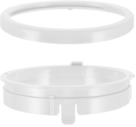 Healvian Raccord Tuyau Climatiseur Mobile Connecteur | Conduit D'ÉVacuation Avec Bague De Retenue Adaptateur Interface ÉTanche PièCes DéTachéEs Pour Climatiseur Portable 35 Blanc
