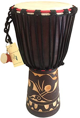 Djembe Trommel Bongo Percussion Trommel World Bazaar Marke, professionellen Sound 16 Inches High Carved