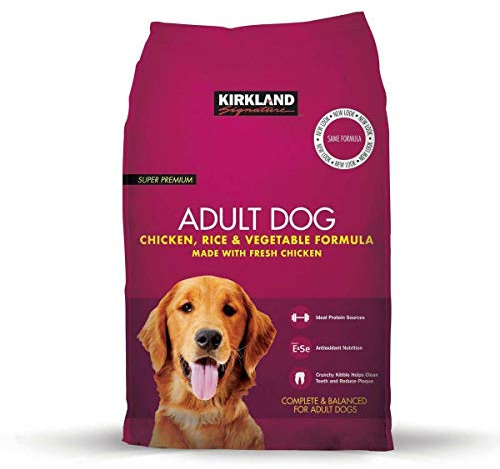 Kirkland Signature Super Premium Adult Dog Chicken Rice & Vegetable - 12kg