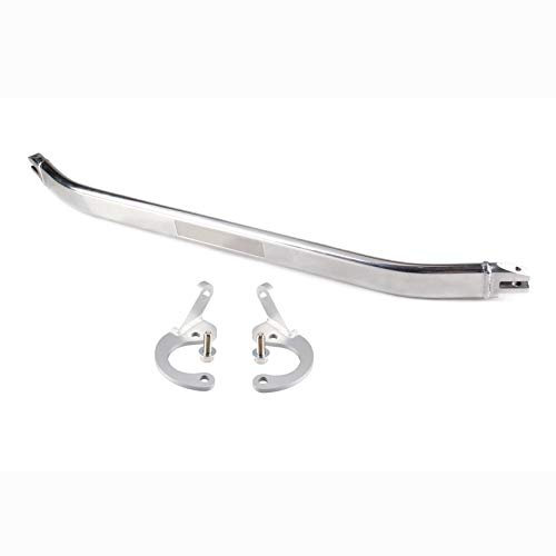 BiuZi - Domstrebe vorne oben für Honda Civic EG EK 92-00 / Del Sol 93-97 / Integra DC2 94-02, Schwarz/Silber