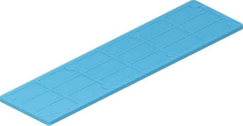 Roto TS12405 Glas-TEC GL-NM Glazing Block, Blue, 100 x 30 x 2 mm