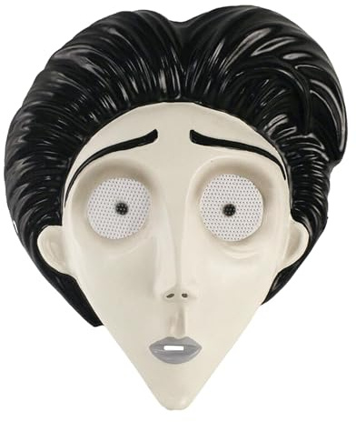 Rubies Herren Corpse Bride Victor Kostüm Halbmaske, wie abgebildet, Einheitsgröße