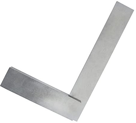 Dunnet Tools 8 / 200mm Durable Right Angle Set Square Metal Tool Machinist Square Metalwork Precision Hobby Heavy Duty Engineer Equipment Large Carpentry Tools