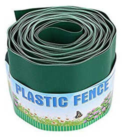 Valla de borde de césped de jardín, valla de borde flexible para bordes de jardín, parterres y bricolaje al aire libre paisajismo