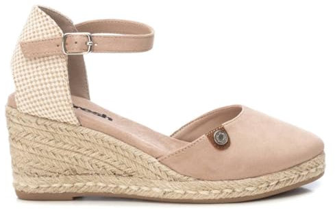 REFRESH - Sandalias con Cuña Mujer Beige - Calzado Cómodo y Versátil - Moda casual - Modelo 17188202 (Talla 37)