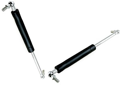 soft close dampers,gas struts, 2pcs 60-240mm Stroke Pneumatic Gas Spring Lift Prop Damper 30N-1000N Flip-up Door Bed Box Window Skylight Pneumatic Spring Hinge Close Hinges ( 350mm Stroke 135mm) ( Col