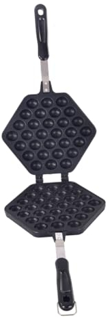 ABOOFAN 30-Hole Double Side Egg Waffle Mold and Octopus Ball Baking Tray, Non-Stick Bakeware Cooking Tool for Home Kitchen Dessert Making