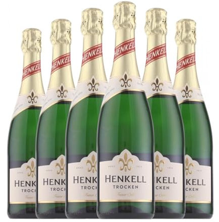 Henkell Sekt Seco 75 cl Espumoso blanco (Caja de 6 Botellas de 75 cl)