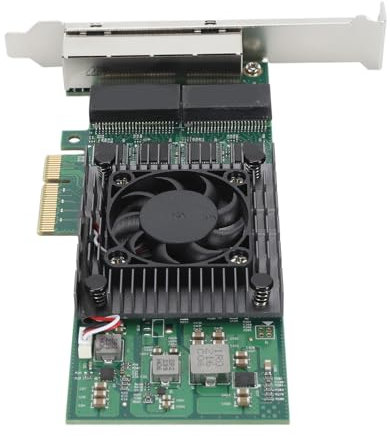 Tarjeta de Red PCIE de 4 Puertos, Conexión Confiable y Estable, Grado Industrial, Velocidad de 100/1000 Mbps, para Chip I211, Compatible con, Vmware Esxi