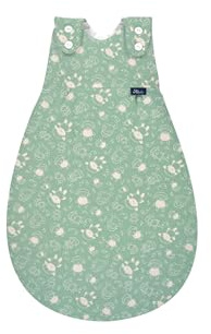 Alvi Baby-Mäxchen Außensack Baumwolle Baby Schlafsack, 2.5 TOG, für Sommer und Winter, Ganzjahresschlafsack aus Baumwolle für Kleinkinder