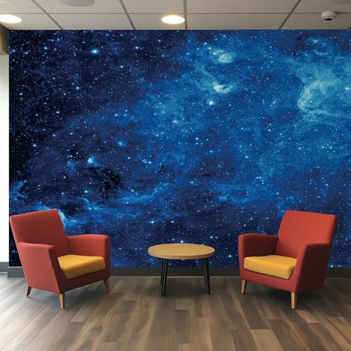 Generisch Fototapete Universum Galaxie 200x140, Nachthimmel Weltall Cosmos Tapete Fototapeten, Schlafzimmer Wohnzimmer, Vlies Tapeten Wandtapete, XXL Wandbild Wand Deko A454