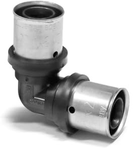 Sanpro 3 x THPRESS Pressfitting 90° Winkel - Bogen mit TH Kontur, Größe 16x2, PPSU (pressfitting, 90, bogen, th kontur, PPSU STECKFIT THPRESS) (Pack à 3 Stück)