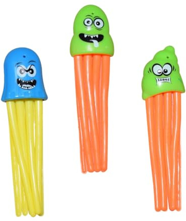 ORFOFE 3 Stück Teiliges Badespielzeug Taucher oktopus Kreativ Wasserspielzeug Badewanne Lustige Badetiere Mix Farben frei Sicher