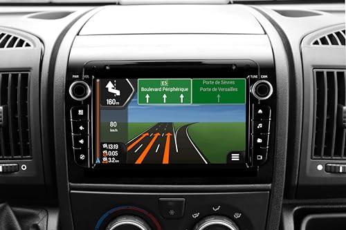 ESX VNC740-DBJ-4G Camper Navigation Autoradio Bluetooth kompatibel mit Apple CarPlay DAB+ passend für FIAT Ducato III