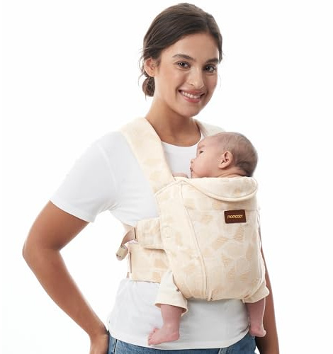 Momcozy WeeSnug Newborn Carrier for 3.2-11.3kg/Waist 64-127cm, Geometry