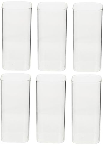 Hemobllo Lot de 6 Verres D'eau Transparents 250ml en Verre Fête Halloween | Verre à Eau Lot de 6, Tasses Cafe Verre, Gobelet Polyvalent, pour Repas et Salle à Manger