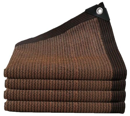 Tela de sombra con 90 % de protección UV, cubierta transpirable para invernadero para balcón, cochera, piscina, terraza, jardín y gallinero, duradera 4 x 10 m, solución de bloqueo solar ideal