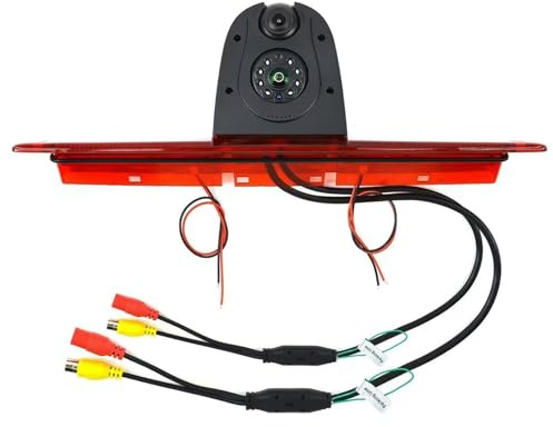 Omvänd kamera ersättning för Benz för Sprinter Twin Lens Bil Backvy Kamera Dubbel Lins Bromsljus Backup Omvänd Kameramonitor Kit Bil Bakåtsikt Kamera (7 skrivbordsdisplay) (6,8 tums skärm)