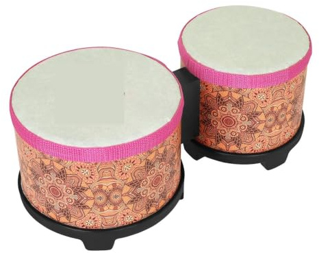 Bongo trummor bongo trumma hand 12,7 cm + 15,2 cm slagverk instrument