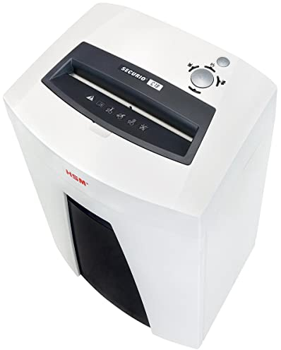 HSM SECURIO C18 Small Office Aktenvernichter, Sicherheitsstufe P4, 9 Blatt Partikelschnitt, DSGVO-konform
