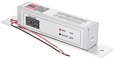 Bewinner Electric Mortise Lock, Low Temperature Bolt Lock NC Mode, Suitable for Wooden, Glass, Metal, Fireproof Doors