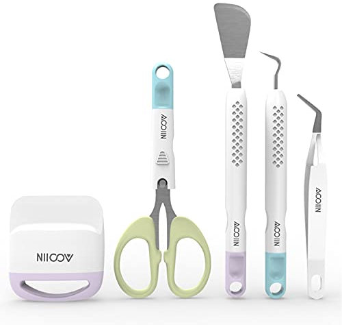 Grundlegendes Set für Cricut Basiswerkzeuge Kit Vinyl Plotter Zubehör Basic Tool zur Joy Werkzeug für Cricut/Silhouette/Siser/Oracal 631 651 751 Vinyl