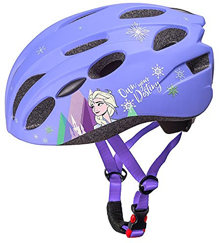 Disney Unisex Jugend Frozen Fahrradhelm, Violett, S