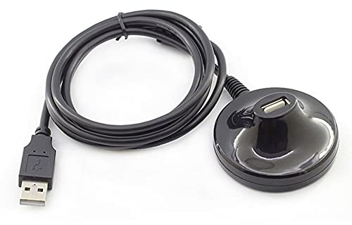 Bolwins E20CS USB 2.0 Verlängerungskabel mit Standfuss USB Stecker auf Buchse Verlängerung mit Ferritkern und Standfuß, Kabellänge: 150cm