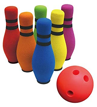 Tachan- Set Bowling e Palla, Multicolore, 747T00517