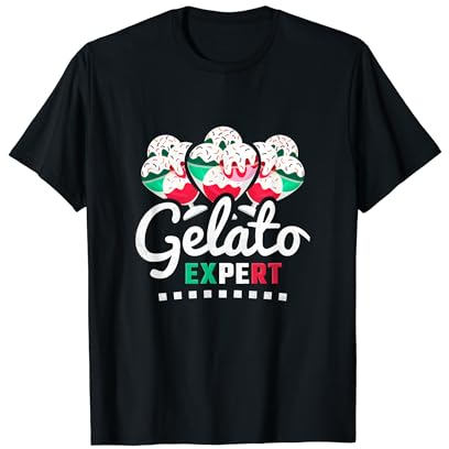 Gelato Expert, Italian Ice Cream T-Shirt