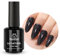 Beetles Gel Polish 1Pcs Gel Nail Polish Reflective Schwarz Glitter 15 ml Glitzerfarbe Schimmernde Gel-lack Geschenk für Nagelkunst DIY- Heimmaniküre Geschenk für Frauen