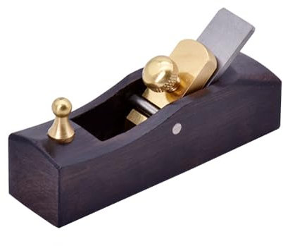 1 Pcs Mini Handheld Woodworking Planer, Woodworking Wood Plane Wooden Carpenter Woodcraft Tool for Trimming, Wood Planing, Surface Smoothing (A)