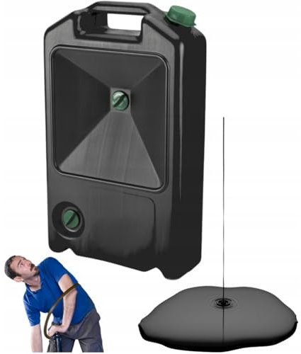 Bidon de vidange d'huile 8 l - Bac de récupération d'huile en plastique robuste - Bidon en plastique pour vidange d'huile, carter d'huile, accessoires de vidange d'huile, stockage sûr des huiles et