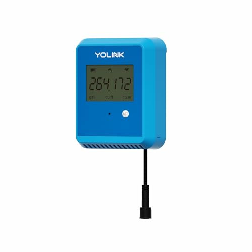 YoLink FlowSmart Water Meter, No Water Meter Included, Smart Water Usage Monitor and Water Leak Detection