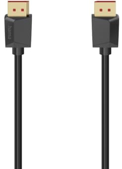 Hama DisplayPort-Kabel, DP 2.1, Ultra-HD 8K, 40 Gbit/s, 2,00 m