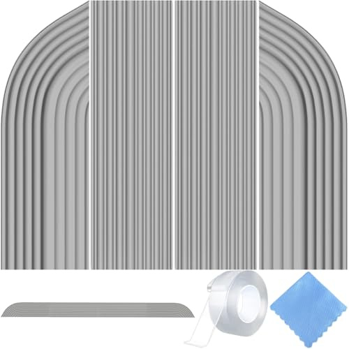 EATBALE Türschwellenrampe für Roborock for Ecovacs for Eufy Staubsaugroboter, Rollstuhlrampe Schwellenrampe für Türöffnungen mit Einer Höhe von weniger als 30 mm Kehrschwellenleiste (Grau)