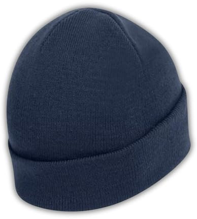 Mr. Gadget's Solutions - Gorros suaves y transpirables para hombre y mujer, cómodos sombreros de invierno en negro clásico, para todas las estaciones, azul marino, Talla única