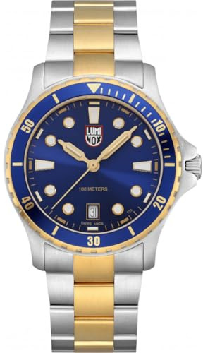 Luminox Män analog schweizisk kvartsklocka med rostfritt stål rem XS.0944