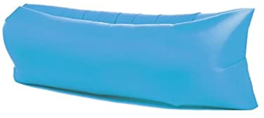 Aufblasbares Sofa - Wasserdichtes Luftsofa, Sofa Aufblasbar Reißfestem Gewebe von bis zu 200kg, Tragbares Wasserdichtes Aufblasbare, Air Lounger für Camping, Park, Strand, Hinterhof(blau)