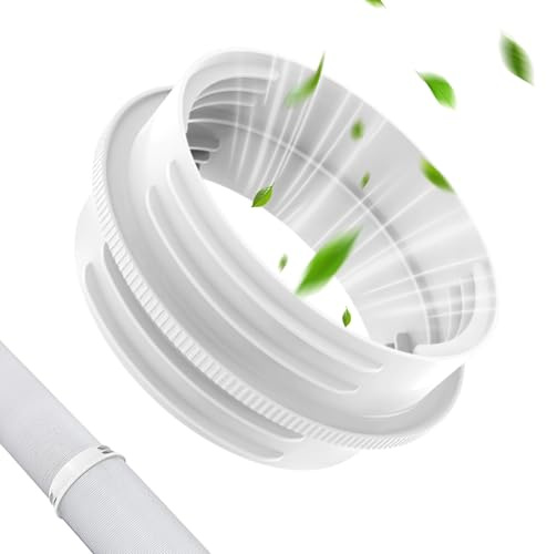Clima - Manguera de salida de aire acondicionado (13/15 cm de diámetro, conector de tubo de ventilación de PVC, para manguera de aire acondicionado portátil, 130/150 mm)