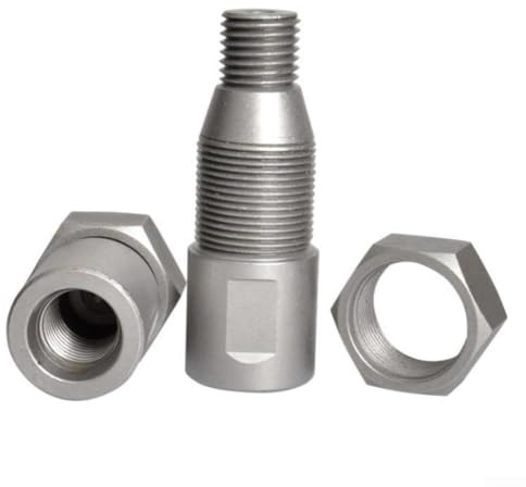 Adaptador de varilla de extensión de broca de agua con rosca M22 para perforación de núcleo con construcción de acero 45# y 100 mm de longitud