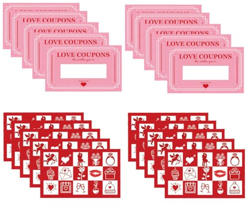 Mjzzh 20 tarjetas rasca y gana para San Valentín: regalos románticos sorpresa para aniversarios de pareja Regalos románticos Tarjetas rasca y gana Su Para hombres Para mujeres