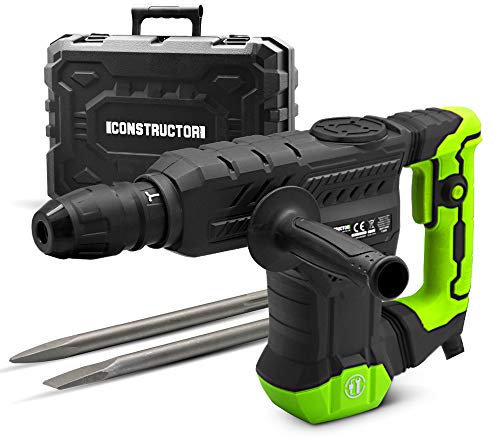 Marteau piqueur 1300W - 18 J - 3900 coups/minute - Constructor