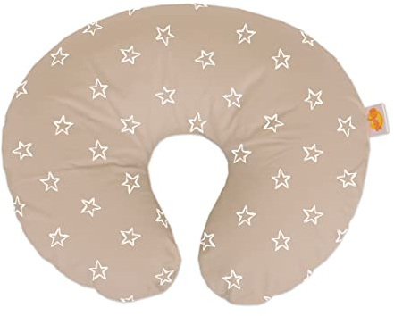 Theraline Wynnie Stillkissen inkl. Bezug Polyesterfaser Sterne cappuccino