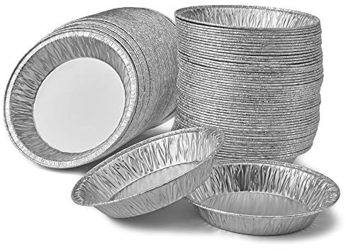 Set di 100 vaschette per tortine in alluminio, stampo per tortine, flan, dolci monoporzioni