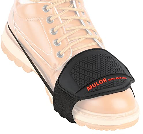 Mulor Motorrad Schuhschutz Stiefel Motorrad Gangschaltung Schutz Pad für Gummi Schalthebel Rutschfest & Anti-Fall(1 Stücke)