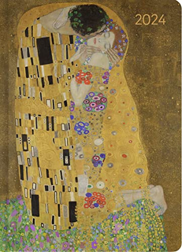 Ladytimer Klimt 2024 - Taschenkalender A6 (10,7x15,2 cm) - Weekly - 192 Seiten - Notiz-Buch - Termin-Planer - Alpha Edition