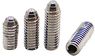 304 Edelstahl Innensechskant Inbusfeder Kugelstößel Gewindestift Gewindestift M3 M4 M5 M6 M8 M10 M12 (Color : 50mm, Size : M12 1pc)